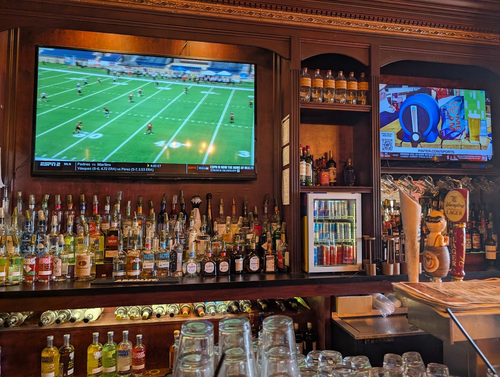 The bar at Cheers in Montrose